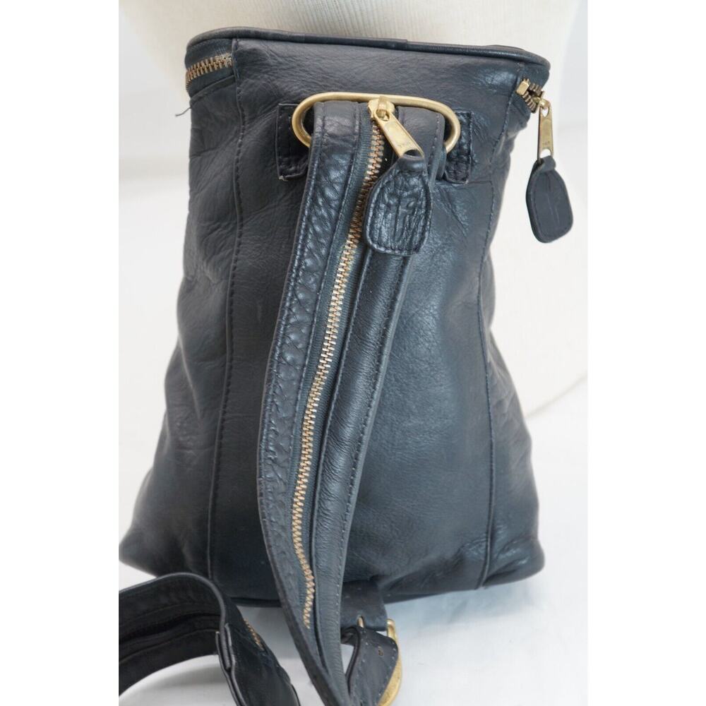 Frye Black Leather Backpack - Picture 8 of 11